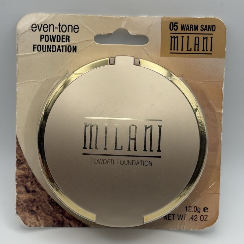 MILANI Makeup Even Tone Face Powder Foundation #05 WARM SAND – VHTF