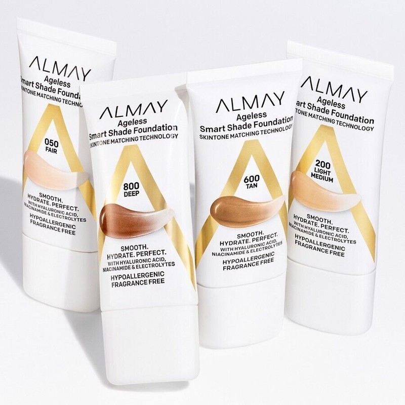 Almay Smart Shade Anti-Aging Skintone Matching Foundation (Choose Your Shade)