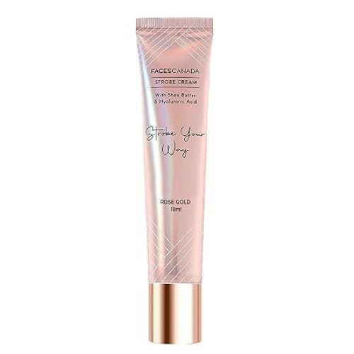FACES CANADA Strobe Cream Mini Rose Gold 18ml Primer Highlighter Glow Base