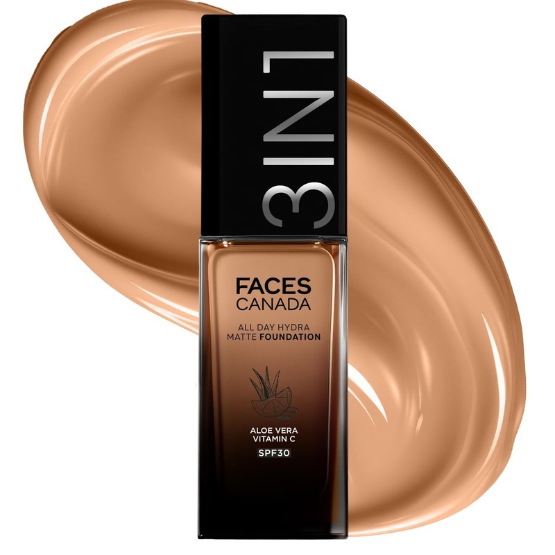 FACES CANADA Matte Foundation Cream Warm Sand 042, 30ml