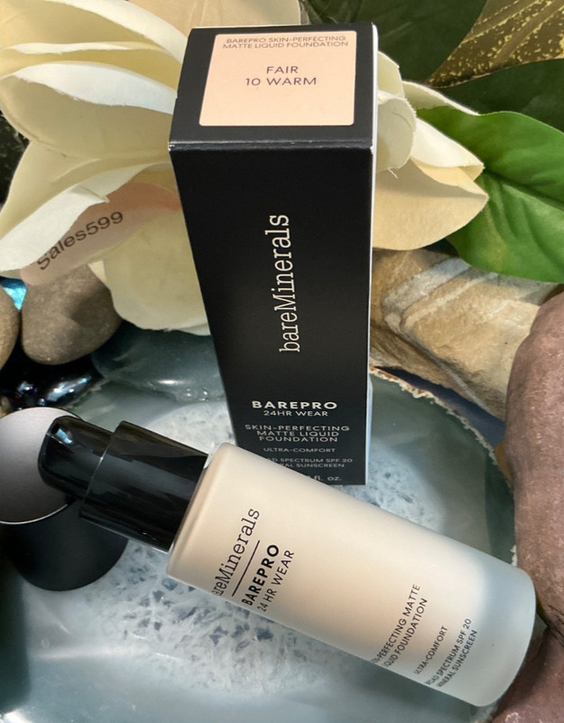 EXP.2027 BAREMINERALS FOUNDATION BAREPRO 24HR SKIN-PERFECTING-FAIR 10 WARM-MATTE gallery