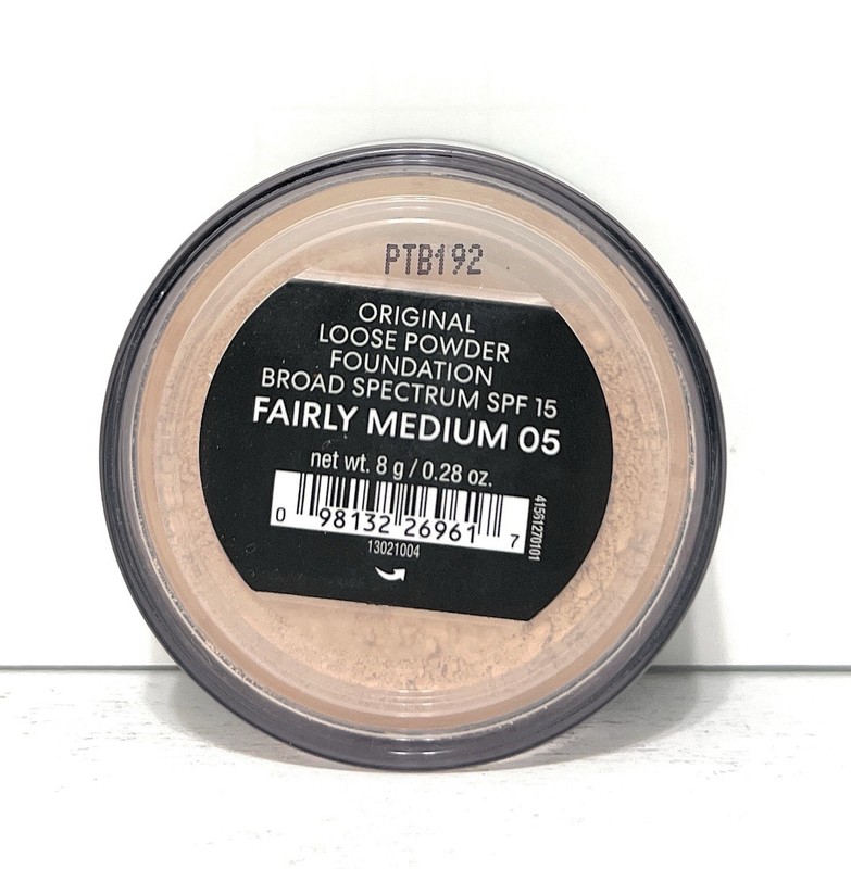 Original Foundation SPF 15 – 05 Fairly Medium by bareMinerals for Women -0.28 oz