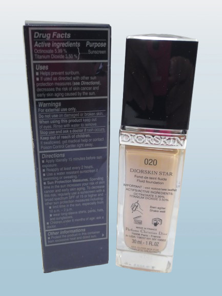 CHRISTIAN DIOR DIORSKIN STAR STUDIO MAKEUP SPF30 #020 1 OZ BOXED gallery