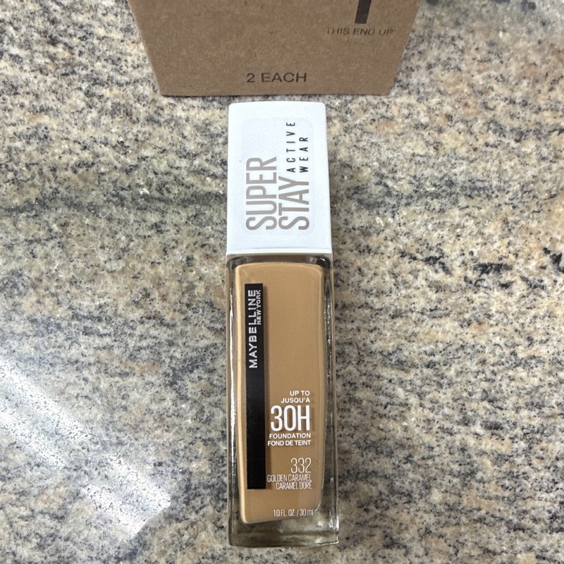 Maybelline New York Super Stay Active Wear Foundation 332 Golden Caramel 1 fl oz