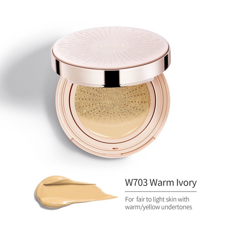 Y.O.U Noutriwear + Flawless Cushion Foundation Max Coverage Light Texture 11 g