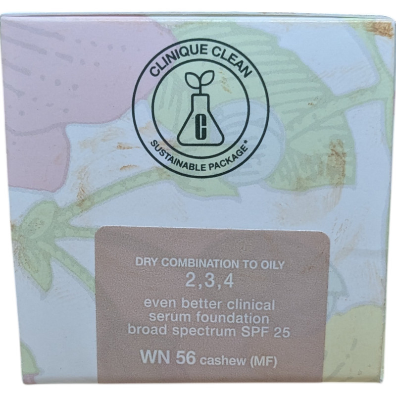 Clinique Even Better Clinical SPF 25 Serum Foundation - WN56 Cashew (MF) - 30ml gallery