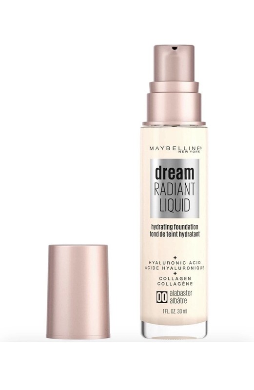 Maybelline Dream Radiant 💫Liquid Hydrating Foundation 00 Alabaster FreeShipping