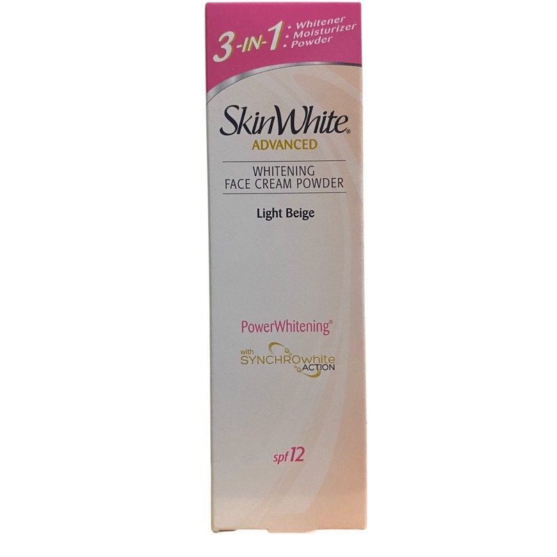 SkinWhite Advanced Whitening Face Cream Powder SPF12 Light Beige 20g Exp 11/2027
