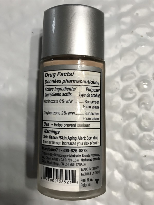 WET N WILD Ultimate Match Foundation 852A IVORY SPF15 unsealed NWOB light gallery