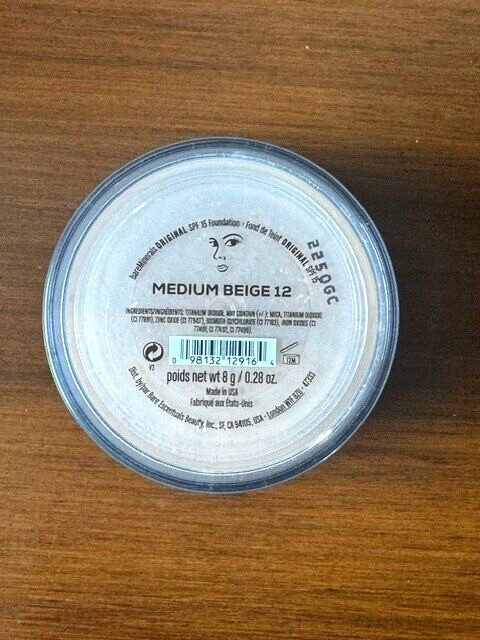 bareMinerals Original Foundation Powder «Medium Beige 12» NEW! 0.28 oz.