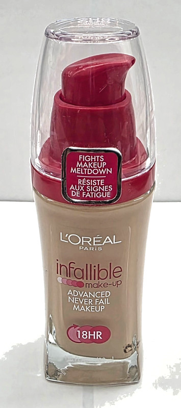 NEW L’Oréal Infallible Advanced Never Fail Makeup- 608 Natural Beige