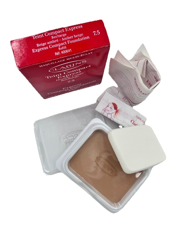 Clarins 7.5 Amber Beige Express Compact Foundation Wet/Dry Refill 10g/0.35oz gallery