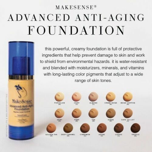 Anti-Aging MakeSense Advanced Foundation all skin types Buy 2+ get discounts!