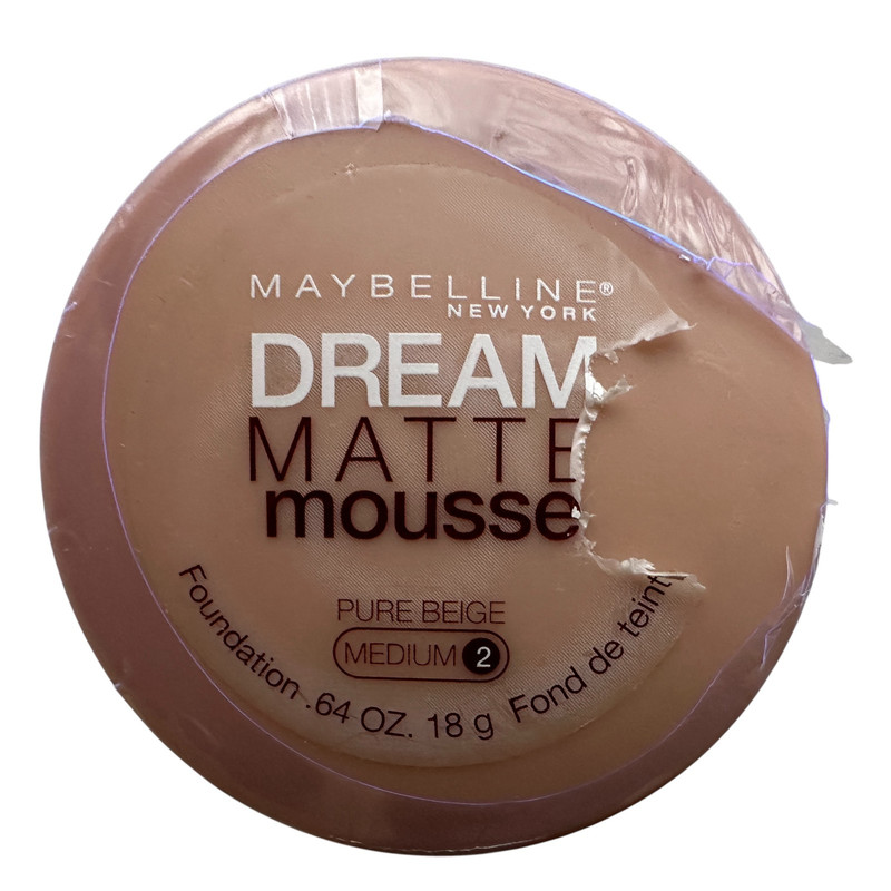 Maybelline Dream Matte Mousse Foundation Pure Beige (Medium 2) .64 oz NEW SEALED