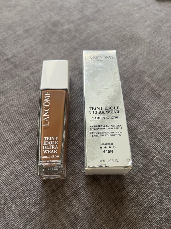 Lancome Teint Idole Ultra Wear Care & Glow Foundation ~ 445N ~ SPF 27 ~ 0424 NEW