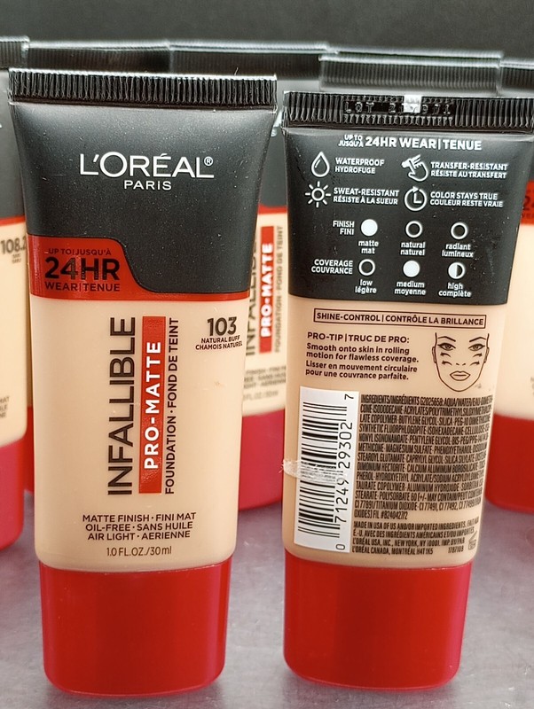 2) L'Oreal Infallible Pro-Matte 24hr Foundation #Assorted -1.0 Fl Oz -Pick Yours gallery