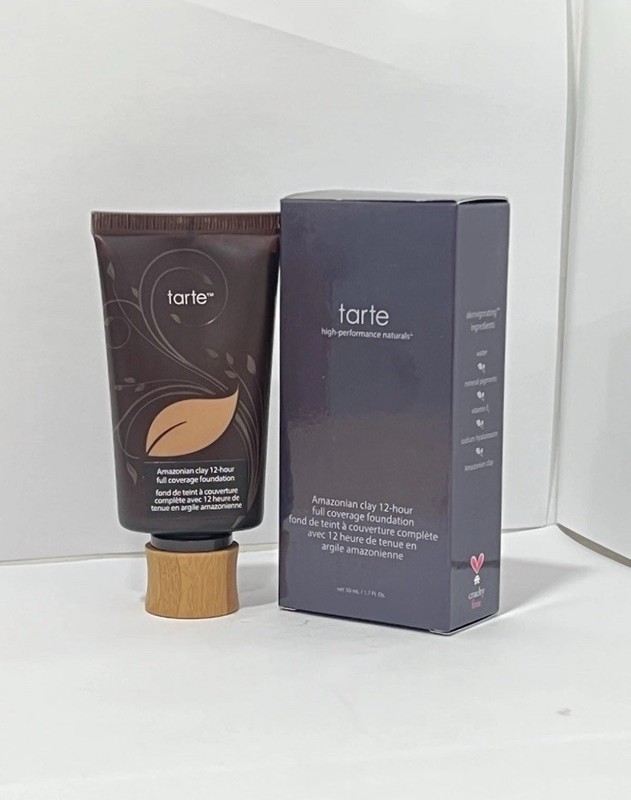 Tarte Amazonian Clay 12 Hour Full Coverage Foundation 46S Tan Deep Sand 1.7oz