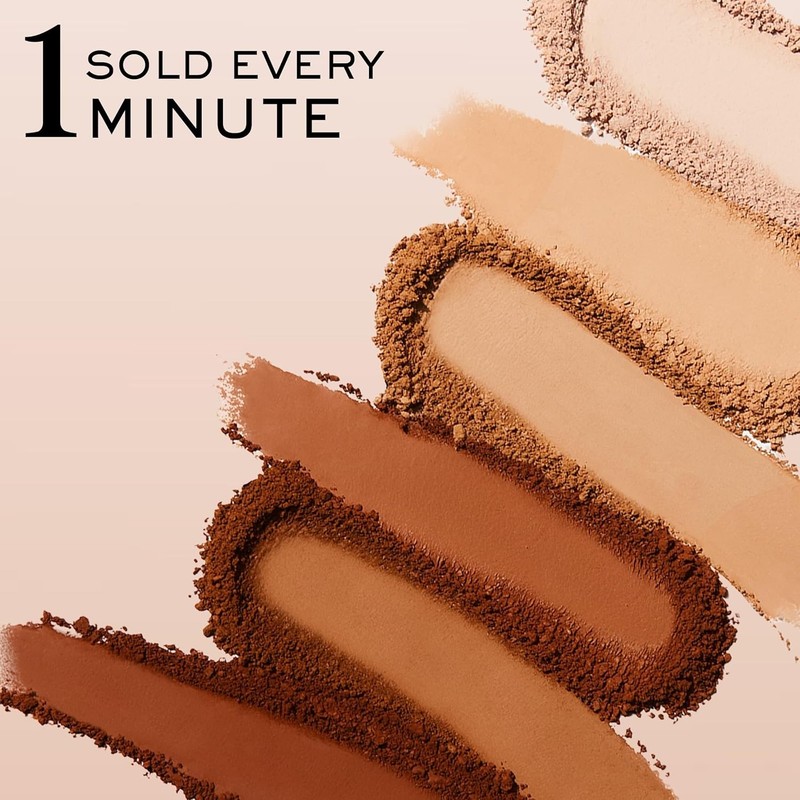 Luxury Dual Finish Powder Foundation - Natural Sheer-to-Full Coverage, 205 Warm gallery