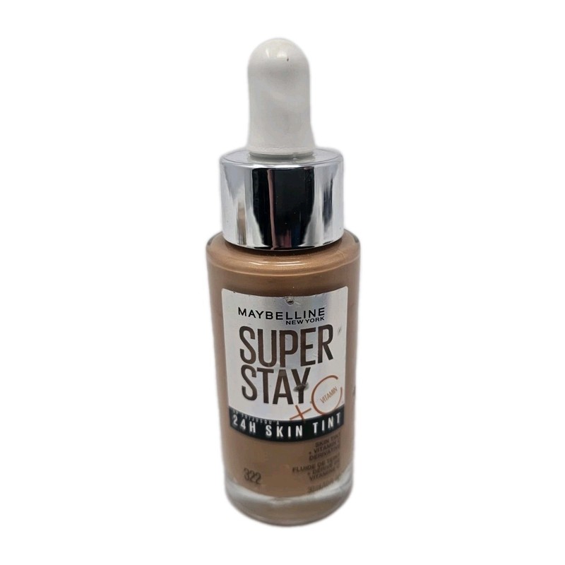 Maybelline Super Stay Skin Tint Foundation 24H w/ Vitamin C 1 fl oz #322