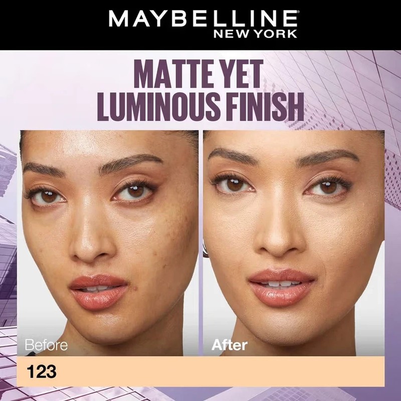 Maybelline New York Super Stay Lumi-Matte Liquid Foundation - 120 (35ml) gallery