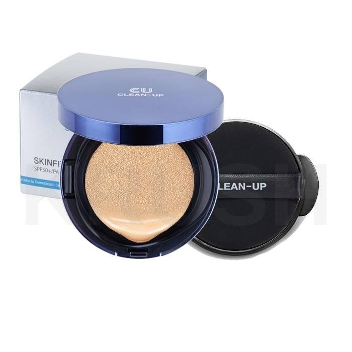 CUSKIN CU Clean-Up Skinfit Cushion Foundation 15g + 15g Refill SPF50+