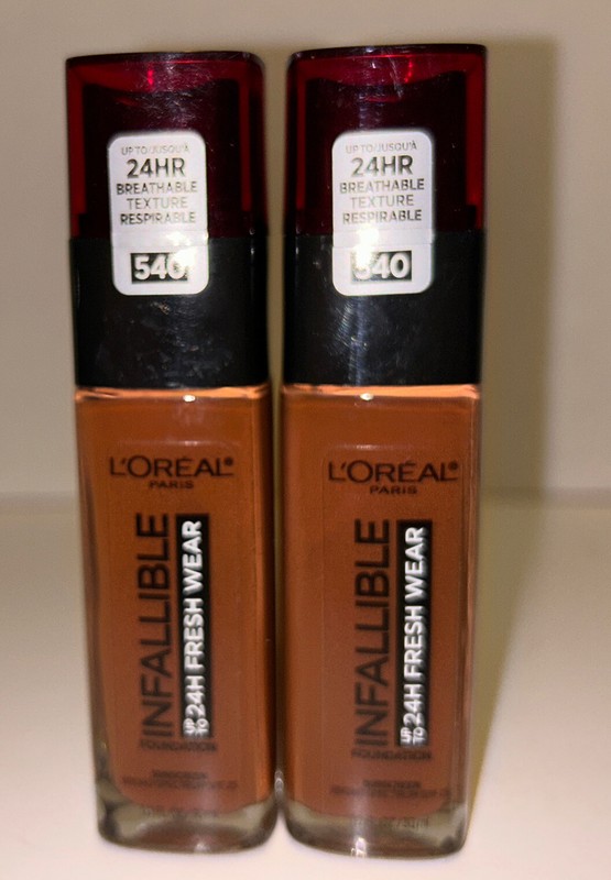 Lot 2 L’Oreal Infallible 24Hr Fresh Wear Foundation~#520 Sienna