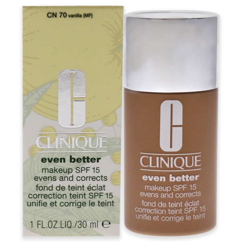 2 Pack Clinique Makeup SPF 15-07 Vanilla(MF-G)-Dry To Combination Oily Skin-1 oz
