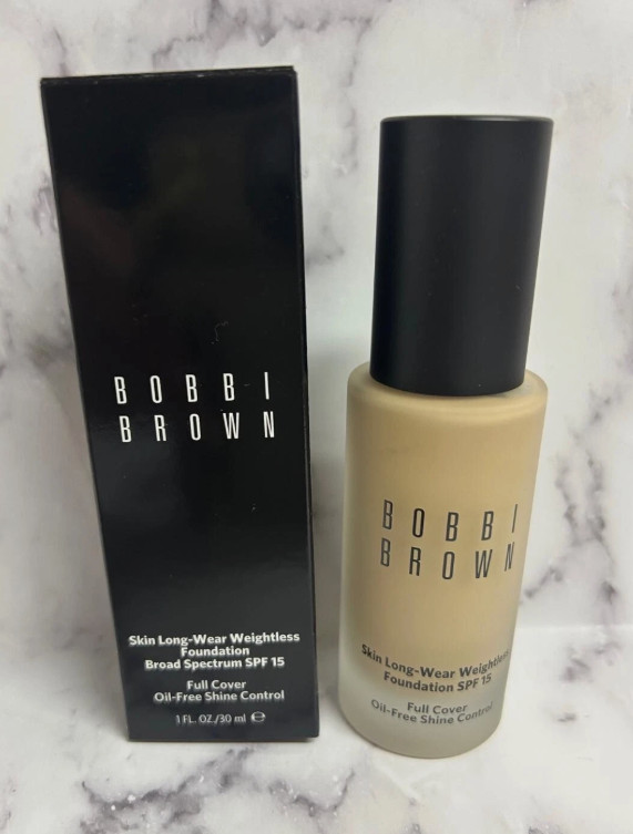 Bobbi Brown Skin Long-Wear Weightless Foundation C-026 Cool Ivory, Full sz, NIB