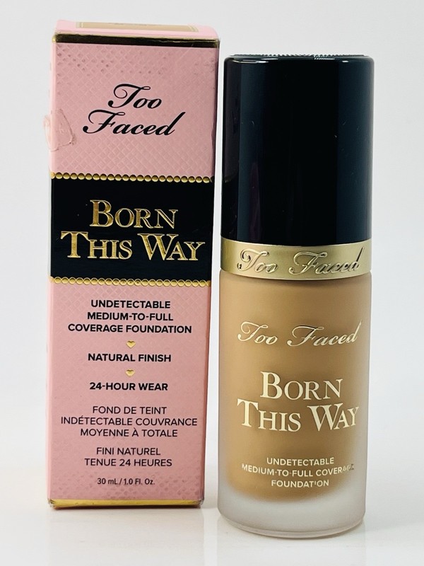 Too Faced Born This Way Foundation Natural Beige 1oz Medium Full Cover
