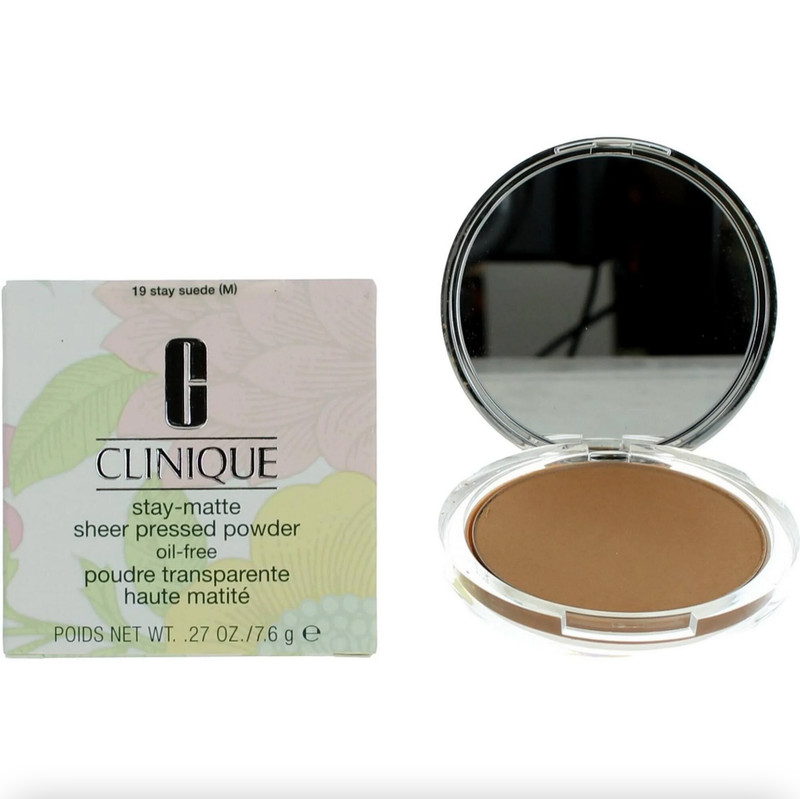 NIB CLINIQUE STAY-MATTE SHEER PRESSED POWDER OIL-FREE .27 OZ – SELECT YOUR COLOR