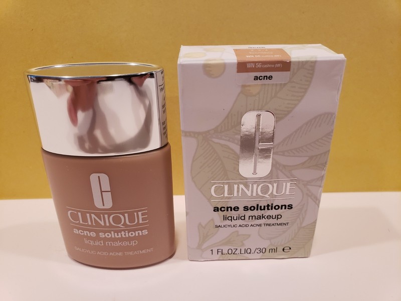 Clinique ~ Acne Solutions Liquid Makeup ~ WN 56 (MF) ~ Cashew ~ NIB