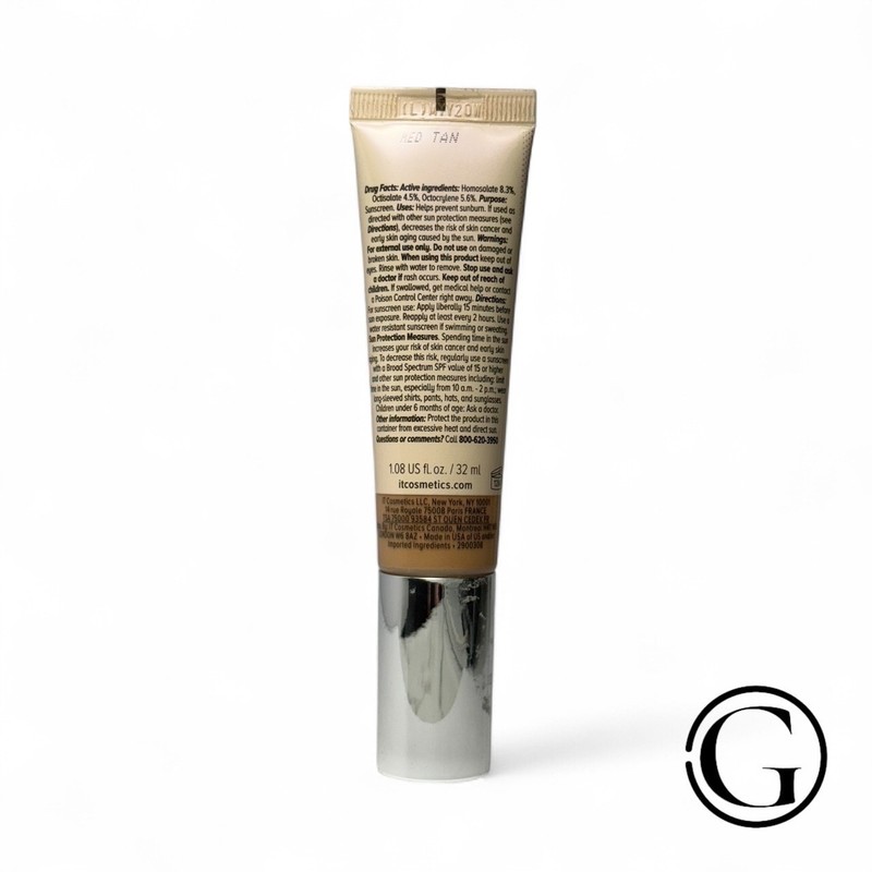 2 PACK It Cosmetics CC+ Nude Glow Skin Tint SPF40 Medium Tan 1.08 fl oz 11/25 gallery