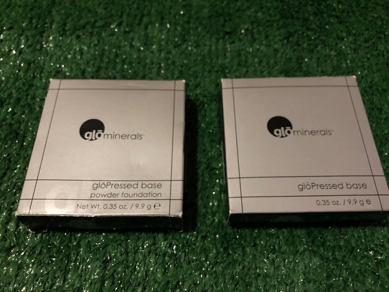 Glo Minerals glo Pressed base Lot (2) Chestnut medium & light