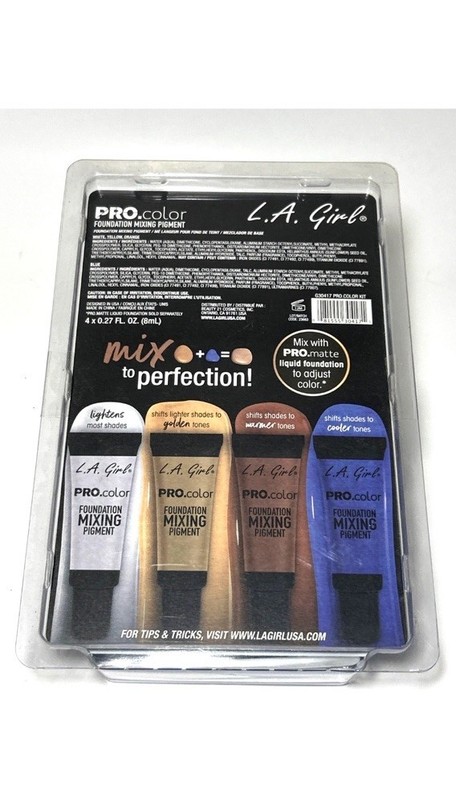 L.A. Girl Pro Color Foundation Mixing Pigment Kit Bonus Mixing Tray NEW gallery