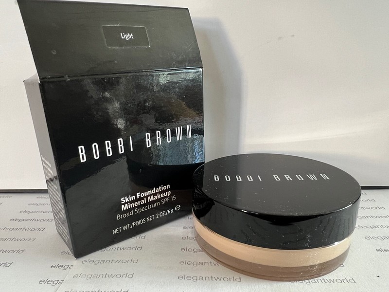 Bobbi Brown Skin Foundation Mineral MakeupSPF 15 FULL SIZE .2oz/6g NEW AUTHENTIC