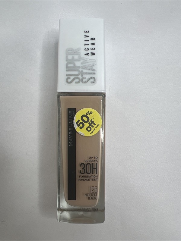 Maybelline Super Stay Up To 30H Foundation 1 Oz, #110 PORCELAIN