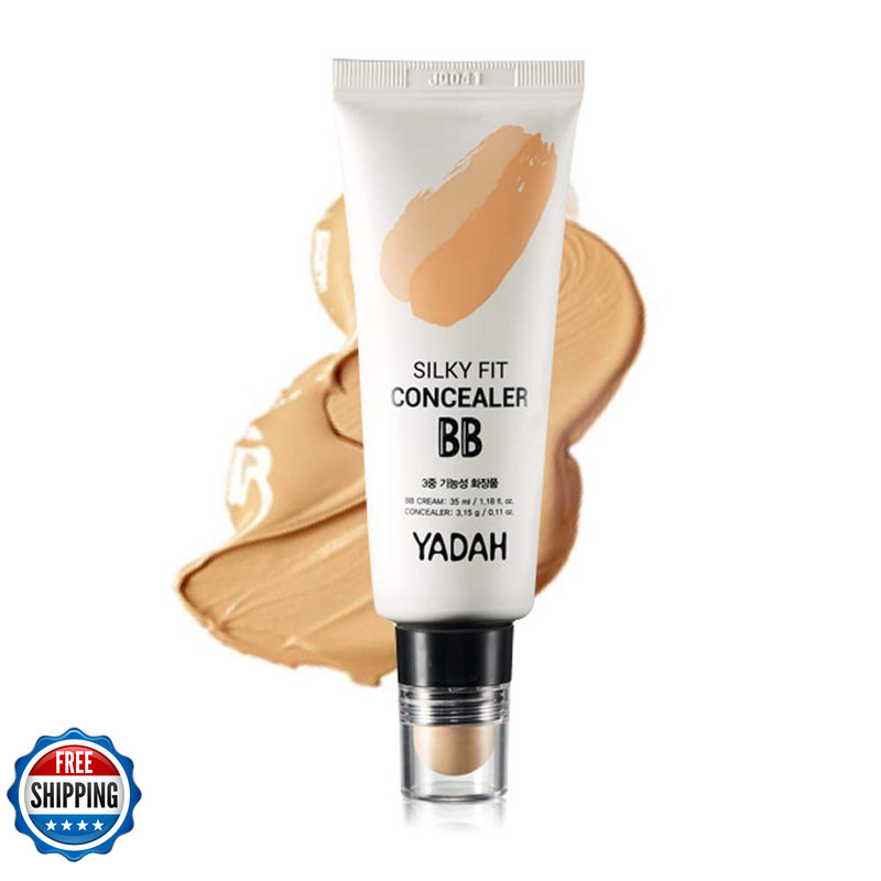 Yadah Silky Fit Concealer Bb Cream 23 Natural Beige 1.18Fl Oz – 2-In-1 Korean