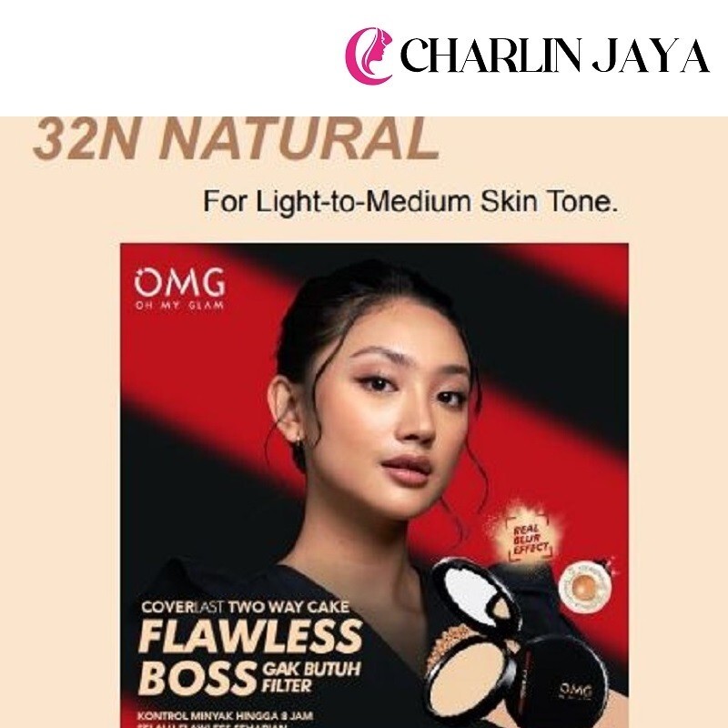 OMG OH MY GLAM COVERLAST TWO WAY CAKE 32N NATURAL