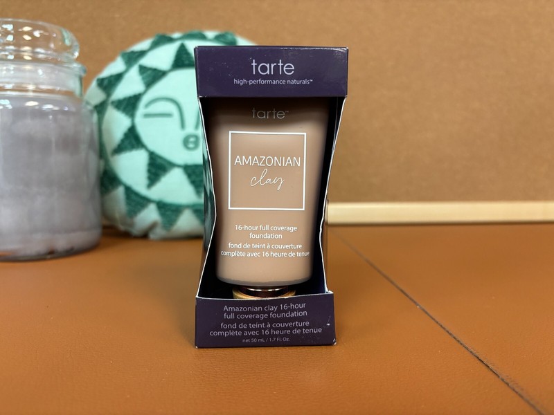 Tarte Amazonian Clay 16-Hour Full Coverage Foundation, 46S Tan Deep Sand, 1.7oz