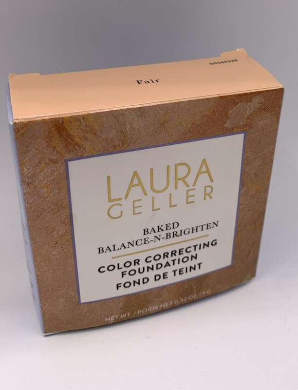 Laura Geller Baked BalancenBrighten Color Correcting Foundation FAIR .32 oz