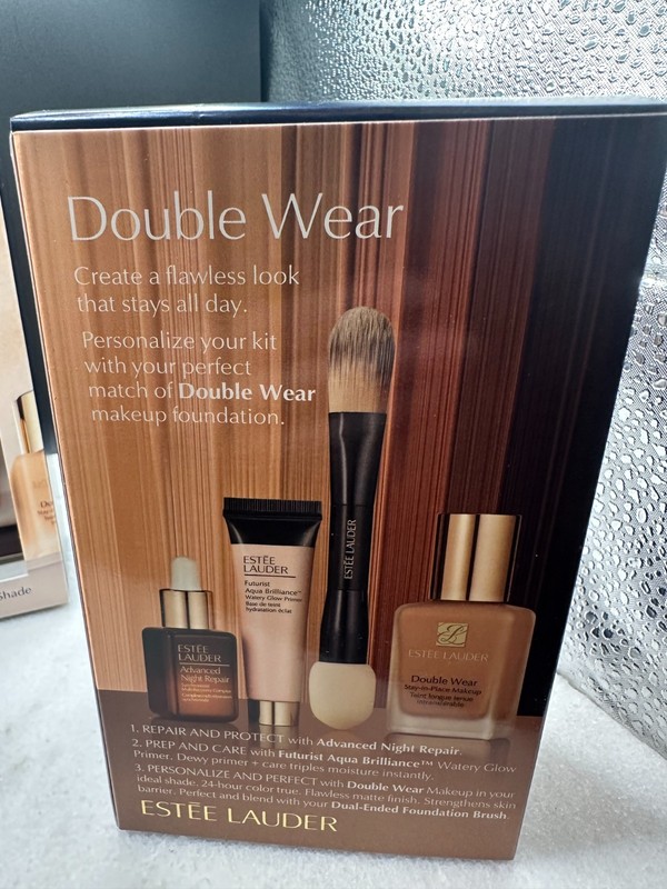 ESTEE LAUDER Double Wear Stay In Place Makeup 2N1 DESERT BEIGE Addl 3pc Gift Box gallery