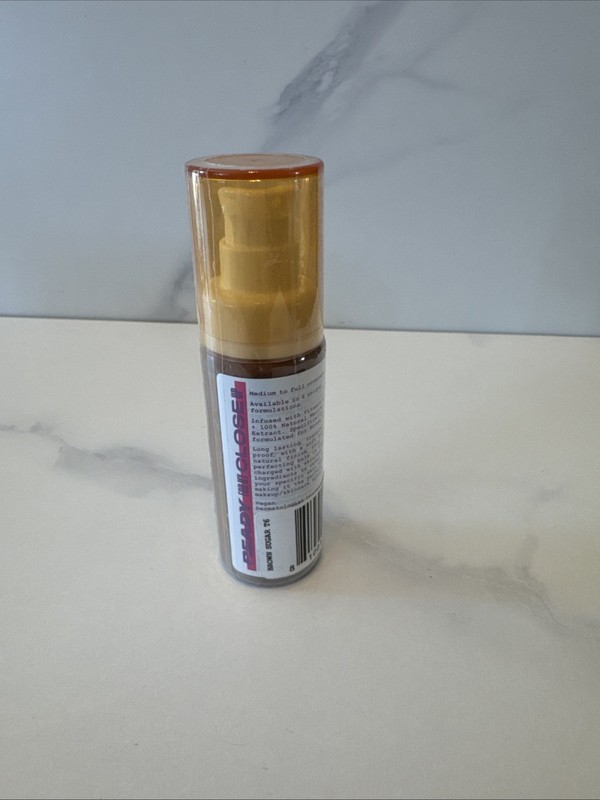 Uoma By Sharon C Flawless IRL Skin Perfecting Foundation BROWN SUGAR T6 1 Fl Oz.