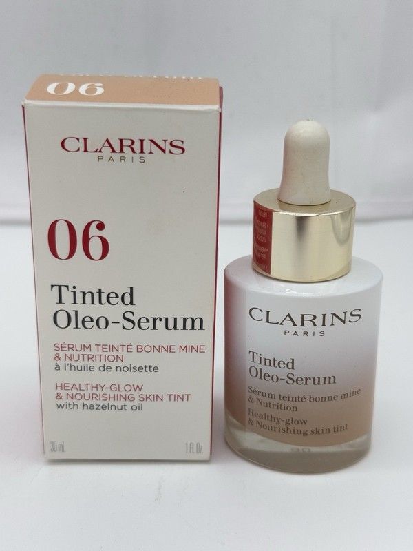 Clarins Paris Tinted Oleo-Serum 06 Healthy Glow Skin Tint Foundation (1oz)