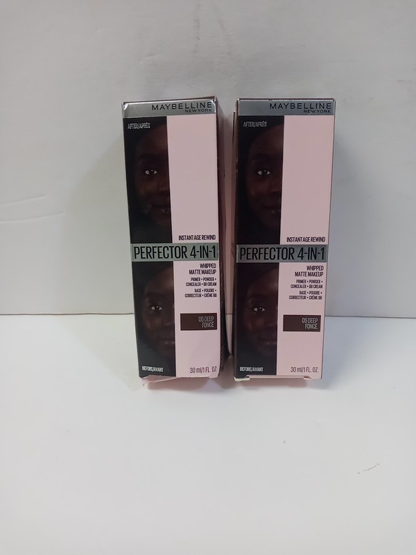 Maybelline Perfector 4-In-1 Whipped Matte Makeup #05 DEEP Fonce – NEW Lot Of 2
