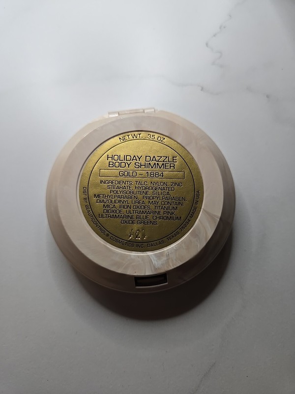 BeautiControl Holiday Dazzle Body Shimmer GOLD 1884 New .35oz