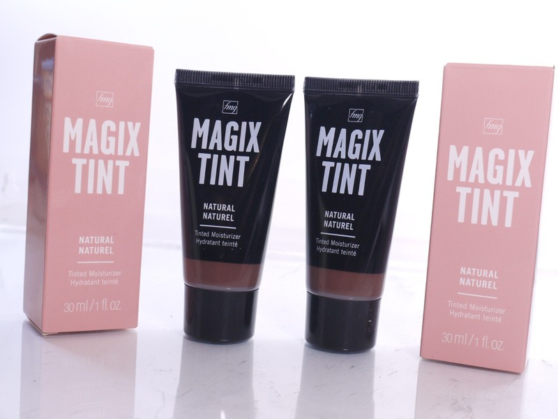 2 FMG magic tint natural tinted moisturizer 1 oz ea both in deep