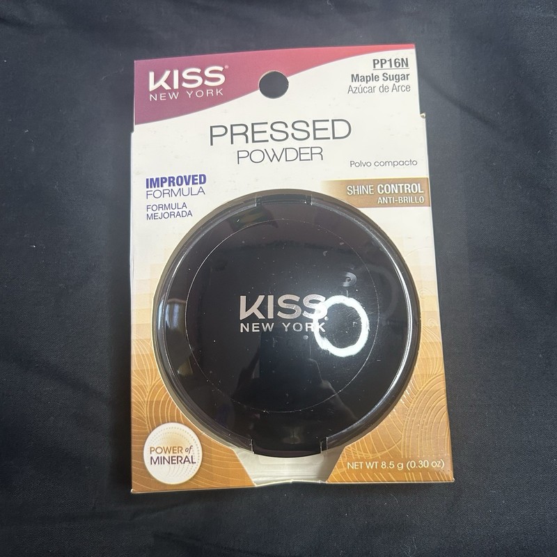 Kiss New York Pressed Powder Shine Control PP16N Maple sugar (READ DESC)