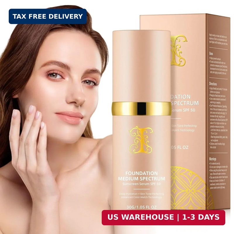 Foundation 4 in 1 – Medium Spectrum with SPF 50+, Anti-Aging, Concealer, Sun Pro