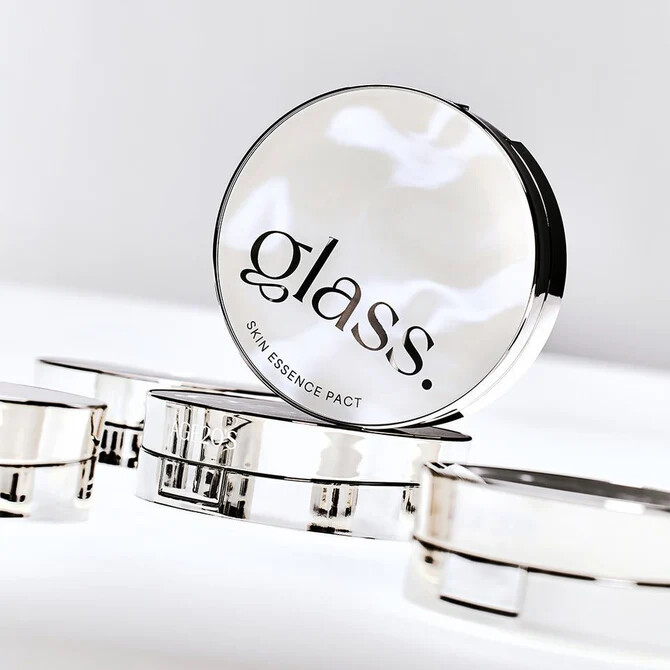 AGE20s Glass Skin Essence Pact Glow 12.5g+ refill set, Moisturizing, KBeauty