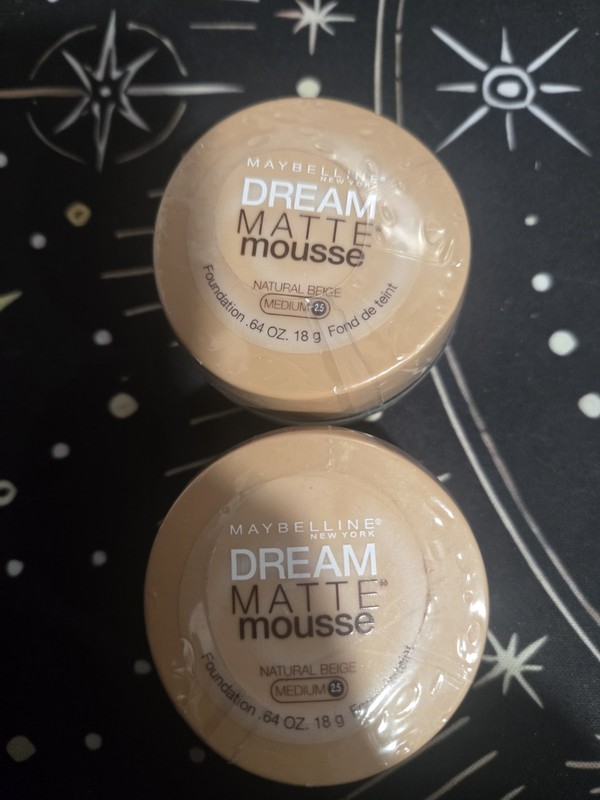 Maybelline Dream Matte Mousse Foundation Natural Beige 2.5 Bundle Of 2 .64oz New